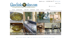 Desktop Screenshot of glasssinksonline.com
